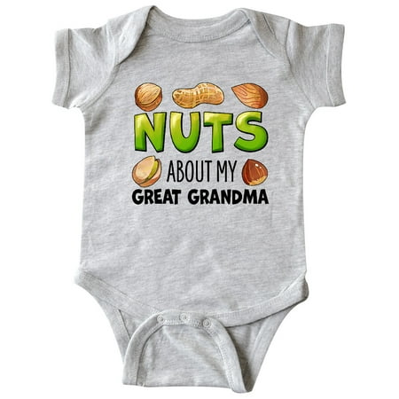 Inktastic Nuts About My Great Grandma Peanut Almond Pistachio Gift Baby Boy or Baby Girl Bodysuit
Inktastic Nuts About My Great Grandma Peanut Almond Pistachio Gift Baby Boy or Baby Girl Bodysuit