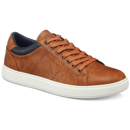 Members Only Men s Packer 2.0 Low Top Court Sneakers - TAN - 7