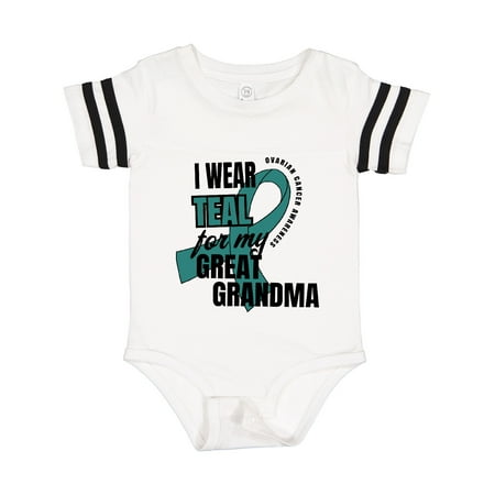 Inktastic I Wear Teal for My Great Grandma Ovarian Cancer Awareness Gift Baby Boy or Baby Girl Bodysuit
Inktastic I Wear Teal for My Great Grandma Ovarian Cancer Awareness Gift Baby Boy or Baby Girl Bodysuit
