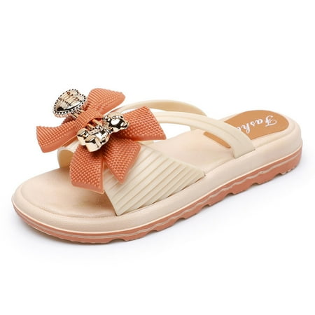 Women‘s Shoes Summer New Arrival Outwear Fashionable Soft Sole Non-Slip Thick Sole Casual Sandals with Bow Beach Slippers
Women‘s Shoes Summer New Arrival Outwear Fashionable Soft Sole Non-Slip Thick Sole Casual Sandals with Bow Beach Slippers
