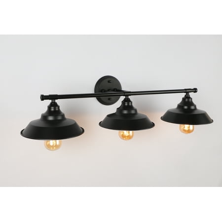 3-Light Dark Black Farmhouse Wall Sconce Vanity Light Fixture Bathroom Vanity Light perfect for Bathroom Mirror
3-Light Dark Black Farmhouse Wall Sconce Vanity Light Fixture Bathroom Vanity Light perfect for Bathroom Mirror