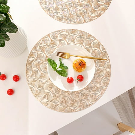 Yache Hollow Dining Pad Heat Insulation PVC Rectangle Round Ginkgo Leaf Table Mat for Home
Yache Hollow Dining Pad Heat Insulation PVC Rectangle Round Ginkgo Leaf Table Mat for Home