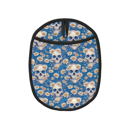 Matuu white Skull daisy in water for Non Slip Pot Holder for Kitchen Baking and Cooking Silicone Pot Mat Mitten With Hanging Loop Heat Resistant 7.5 x 9.4 Inches
Matuu white Skull daisy in water for Non Slip Pot Holder for Kitchen Baking and Cooking Silicone Pot Mat Mitten With Hanging Loop Heat Resistant 7.5 x 9.4 Inches