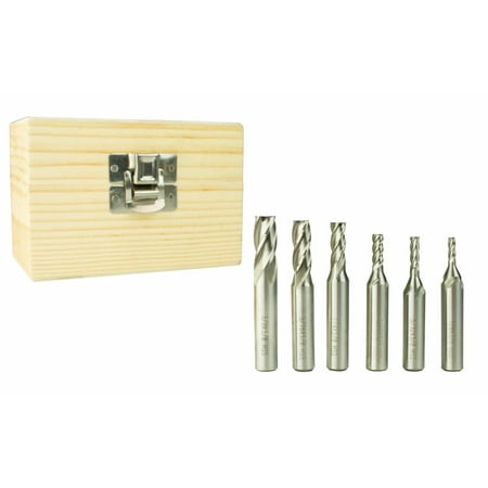 Erie Tools 3/8 Steel End Mill Kit 4 Flute 1/8 3/16 5/32 1/4 5/16 3/8 
Erie Tools 3/8 Steel End Mill Kit 4 Flute 1/8 3/16 5/32 1/4 5/16 3/8