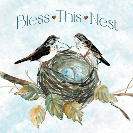Bless Nest Poster Print by Carol Robinson