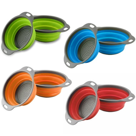 Eleonora 2pcs/set Foldable Silicone Colander Creative Drain Basket Kitchen Strainer Tools Vegetable Fruit Wash Basket Filter
Eleonora 2pcs/set Foldable Silicone Colander Creative Drain Basket Kitchen Strainer Tools Vegetable Fruit Wash Basket Filter
