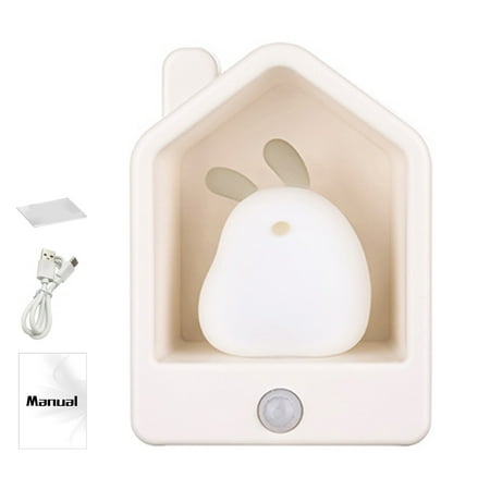 COOLL Silicone Rabbit Doll Light Silicone Rabbit Doll Night Light Motion Sensor Activated Stair Room Lamp Human Intelligence
COOLL Silicone Rabbit Doll Light Silicone Rabbit Doll Night Light Motion Sensor Activated Stair Room Lamp Human Intelligence
