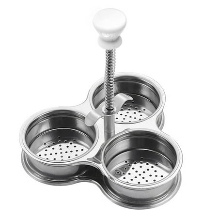 3 Cells Egg Poacher Pan Nonstick Stainless Steel Steaming Rack with Handle Specialty Cookware
3 Cells Egg Poacher Pan Nonstick Stainless Steel Steaming Rack with Handle Specialty Cookware