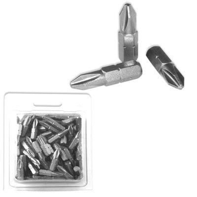100 Piece Piece Pack of 1 Long #2 Screwdriver Bit Tips for Magnetic Screwdriver
100 Piece Piece Pack of 1 Long #2 Screwdriver Bit Tips for Magnetic Screwdriver
