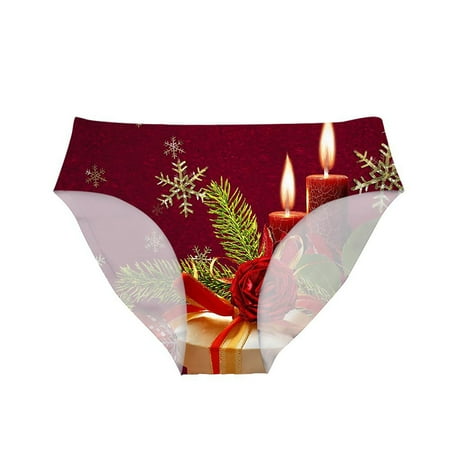 HAOTAGS Cute Ultra Soft Holiday Underwear for Women 3D Graphic Print Christmas Underwear Female Wine Size M
HAOTAGS Cute Ultra Soft Holiday Underwear for Women 3D Graphic Print Christmas Underwear Female Wine Size M