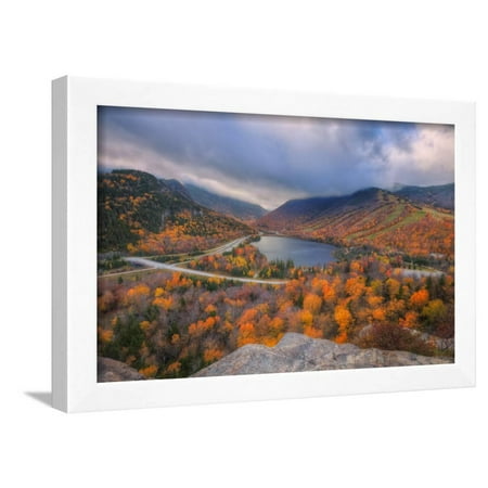 Morning Storm at Echo Lake, New Hampshire Framed Print Wall Art By Vincent James