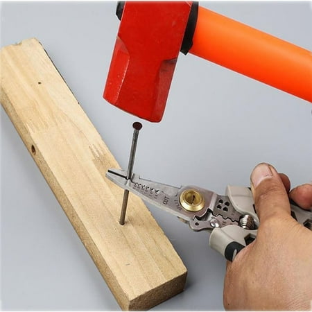 Dependable High-Quality Professional Electrician‘s Wire Stripper Tool Set with Safety Latch for Versatile and Reliable use - Durable Hex Holes for Stripping and Crimping Wires in Electric
Dependable High-Quality Professional Electrician‘s Wire Stripper Tool Set with Safety Latch for Versatile and Reliable use - Durable Hex Holes for Stripping and Crimping Wires in Electric