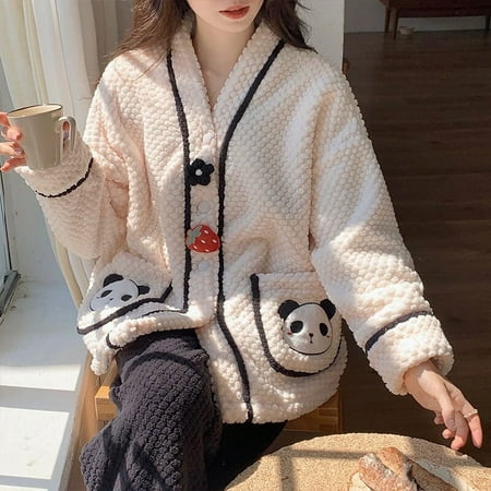 Cartoon Sanrio Pachacco Soft Coral Velvet Pajamas Kuromi Winter Leisure Comfortable Plush Sleepwear Woman Cute Household Clothes
Cartoon Sanrio Pachacco Soft Coral Velvet Pajamas Kuromi Winter Leisure Comfortable Plush Sleepwear Woman Cute Household Clothes