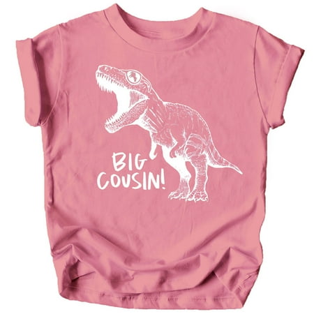 Big Cousin Dinosaur T-Shirts for Girls and Boys Fun Family Outfits White on Mauve Shirt 2T
Big Cousin Dinosaur T-Shirts for Girls and Boys Fun Family Outfits White on Mauve Shirt 2T