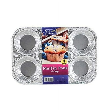 Eco-Friendly 6-Cavity Aluminum Foil Muffin Tin - Reusable Silver Baking Pan for Perfect Muffins & Cupcakes 4 Count
Eco-Friendly 6-Cavity Aluminum Foil Muffin Tin - Reusable Silver Baking Pan for Perfect Muffins & Cupcakes 4 Count