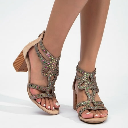 Cathalem Summer Sandals For Women Shiny Rhinestone Bohemian Sandals Women Casual Back Beach Summer Platform Women Wedge Sandals A 8
Cathalem Summer Sandals For Women Shiny Rhinestone Bohemian Sandals Women Casual Back Beach Summer Platform Women Wedge Sandals A 8
