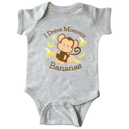 Inktastic I Drive Mommy Bananas Gift Baby Boy or Baby Girl Bodysuit