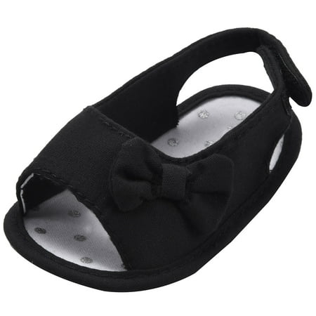Synpinya Newborn Toddler Girl Soft Sole Bowknot Sandals Shoes Baby Crib Cloth (0~6 Month Black)
Synpinya Newborn Toddler Girl Soft Sole Bowknot Sandals Shoes Baby Crib Cloth (0~6 Month Black)