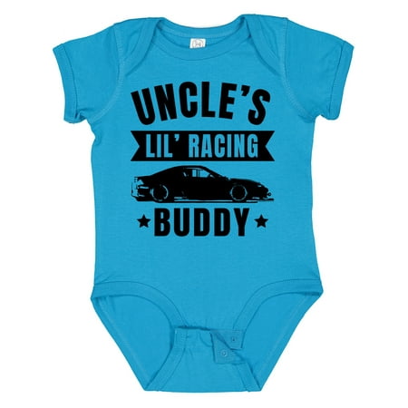 Inktastic Uncles Lil Racing Buddy Gift Baby Boy or Baby Girl Bodysuit