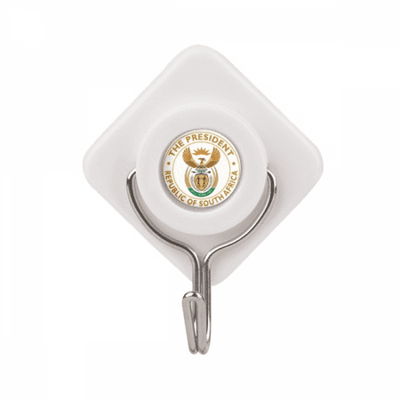 South Africa Africa Emblem Adhesive Wall Hooks Hanging Self Sticky