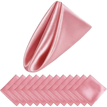 12 Pieces Satin Napkin Square 20 x 20 Inches Dinner Napkins Weddings Party Napkin Soft Table Napkins for Romantic Weddings Party Dinner Decoration (Pink)
12 Pieces Satin Napkin Square 20 x 20 Inches Dinner Napkins Weddings Party Napkin Soft Table Napkins for Romantic Weddings Party Dinner Decoration (Pink)