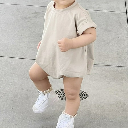 Infant Baby Boys Girls Summer Cute Romper Short Sleeve Solid Color Jumpsuits Newborn Clothes
Infant Baby Boys Girls Summer Cute Romper Short Sleeve Solid Color Jumpsuits Newborn Clothes