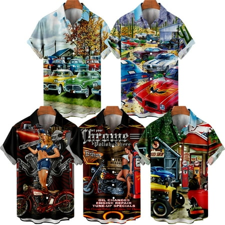MLFU Mens Kids Retro Car Casual Short Sleeve Tees with Chest Pocket Retro Blouses For Men Boys
MLFU Mens Kids Retro Car Casual Short Sleeve Tees with Chest Pocket Retro Blouses For Men Boys