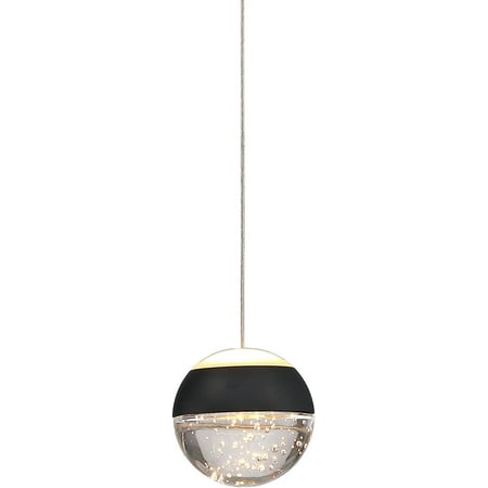 MANXING Mini Pendant Lighting for Kitchen Island: Globe Pendant Lights Modern LED Single Ceiling Hanging Light Fixture with Bubble Crystal for Bathroom Bedroom - Chrome Silver
MANXING Mini Pendant Lighting for Kitchen Island: Globe Pendant Lights Modern LED Single Ceiling Hanging Light Fixture with Bubble Crystal for Bathroom Bedroom - Chrome Silver