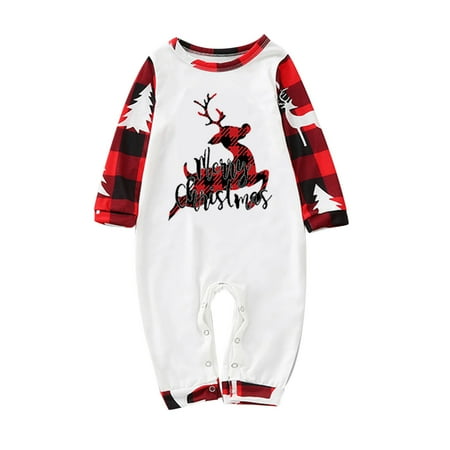 TAIAOJING Matching Christmas Pajamas for Family and Couples Baby Christmas Cute Christmas Letter Print Plaid Holiday Set Parent Child
TAIAOJING Matching Christmas Pajamas for Family and Couples Baby Christmas Cute Christmas Letter Print Plaid Holiday Set Parent Child
