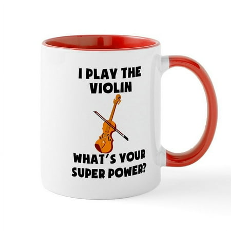 CafePress - I Play The Violin Whats Your Super Power Mugs - 11 oz Ceramic Mug - Novelty Coffee Tea Cup
CafePress - I Play The Violin Whats Your Super Power Mugs - 11 oz Ceramic Mug - Novelty Coffee Tea Cup