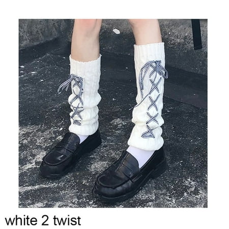 Arm Warmers Leggings Knitted Ankle Protection False Sleeves Winter Leg Warmers Boot Stockings Knee High WHITE 2 TWIST
Arm Warmers Leggings Knitted Ankle Protection False Sleeves Winter Leg Warmers Boot Stockings Knee High WHITE 2 TWIST