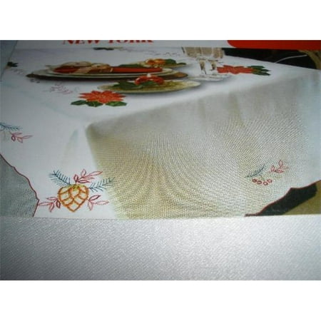 Tapestry Trading RC22355-52X70 52 x 70 inch Embroidered Christmas Poinsettia Cutwork Table Cloth
Tapestry Trading RC22355-52X70 52 x 70 inch Embroidered Christmas Poinsettia Cutwork Table Cloth