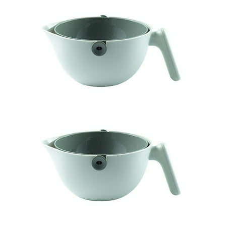 Double-Layer Rotatable Colander Heat-Resisted Pasta Strainer Food Level Collander/Strainer for Fruit and Veggie A
Double-Layer Rotatable Colander Heat-Resisted Pasta Strainer Food Level Collander/Strainer for Fruit and Veggie A