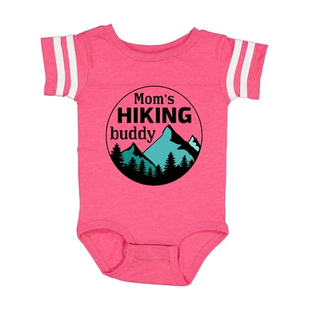 Inktastic Mom s Hiking Buddy with Mountains and Trees Gift Baby Boy or Baby Girl Bodysuit