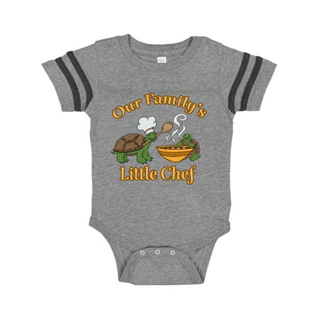 Inktastic Our Family s Little Chef with Cute Turtles Gift Baby Boy or Baby Girl Bodysuit
Inktastic Our Family s Little Chef with Cute Turtles Gift Baby Boy or Baby Girl Bodysuit