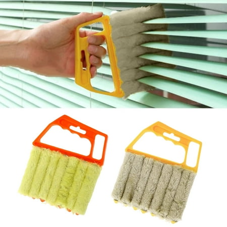 2PC Cleaning Blinds Brush Detachable Vents Sweeping Supplies Cleaner Cleaners