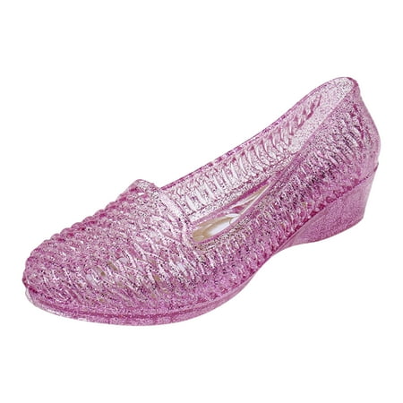 YanHoo Women s Jelly Sandals Transparent Crystal Flat Slip-on Sandals Summer Casual Outwear Comfort Sandals
YanHoo Women s Jelly Sandals Transparent Crystal Flat Slip-on Sandals Summer Casual Outwear Comfort Sandals