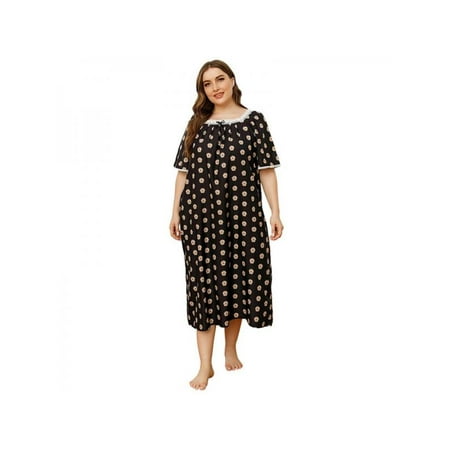 Catlerio Plus Size Casual Nights Women s Square Neck Short Sleeve Lace Floral Nightgown
Catlerio Plus Size Casual Nights Women s Square Neck Short Sleeve Lace Floral Nightgown