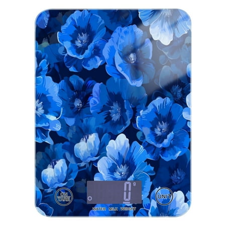 Kitchen Electronic Scale Food Scale 7.68x5.71 inch Multifunctional Digital Kitchen Scale Tempered Glass Decorative Baking Cooking Meal Preparation Deep Blue Flowers Seamless
Kitchen Electronic Scale Food Scale 7.68x5.71 inch Multifunctional Digital Kitchen Scale Tempered Glass Decorative Baking Cooking Meal Preparation Deep Blue Flowers Seamless