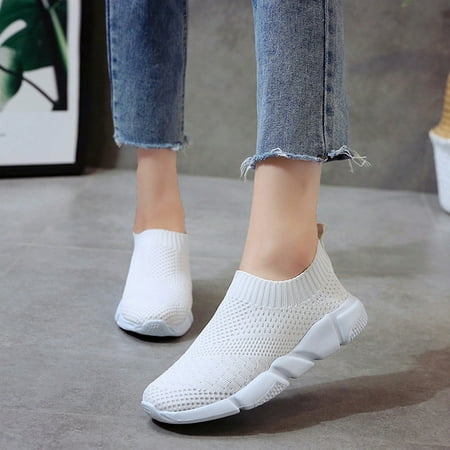 Women Outdoor Mesh Shoes Casual Slip On Comfortable Soles Running Sports Shoes White 8
Women Outdoor Mesh Shoes Casual Slip On Comfortable Soles Running Sports Shoes White 8