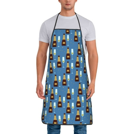 Zeuib Bottle And Glass Print Unisex Waterproof Aprons Cooking Aprons for Kitchen Gardening and Salon Water & Oil Resistant
Zeuib Bottle And Glass Print Unisex Waterproof Aprons Cooking Aprons for Kitchen Gardening and Salon Water & Oil Resistant