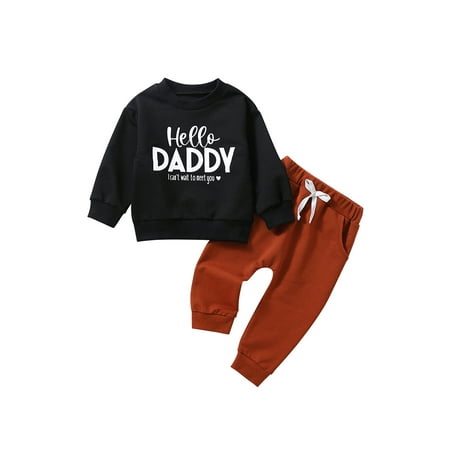 Diconna Autumn Kid Baby Girls Boys Clothes Set Letter Print Long Sleeve Sweatshirt + Elastic Waist Trousers Black 3-4 Years
Diconna Autumn Kid Baby Girls Boys Clothes Set Letter Print Long Sleeve Sweatshirt + Elastic Waist Trousers Black 3-4 Years