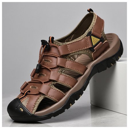 Men Sandals Outdoor Trekking Hiking Shoes Closed Toe Slippers Beach Fisherman Men Sandals Summer Athletic Comfortable 46 Light Brown
Men Sandals Outdoor Trekking Hiking Shoes Closed Toe Slippers Beach Fisherman Men Sandals Summer Athletic Comfortable 46 Light Brown