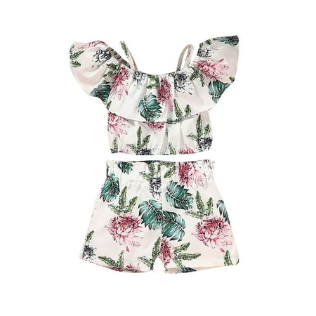 BIZIZA Baby Girl Outfit T Shirts Print Summer 2-Piece Cute Shorts Short Sleeve for 9M-6Y Child White 90
BIZIZA Baby Girl Outfit T Shirts Print Summer 2-Piece Cute Shorts Short Sleeve for 9M-6Y Child White 90