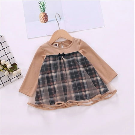 Hunpta Toddler Kids Child Newborn Infant Baby Girls Plaid Patchwork Long Sleeve Bowknot Tulle Dress Princess Dress Outfits Clothes
Hunpta Toddler Kids Child Newborn Infant Baby Girls Plaid Patchwork Long Sleeve Bowknot Tulle Dress Princess Dress Outfits Clothes