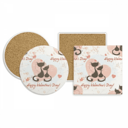 Black Cats Happy Valentine s Day Coaster Cup Mug Holder Absorbent Stone Cork Base Set
Black Cats Happy Valentine s Day Coaster Cup Mug Holder Absorbent Stone Cork Base Set
