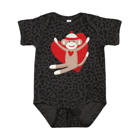 Inktastic Hug Sock Monkey Gift Baby Boy or Baby Girl Bodysuit