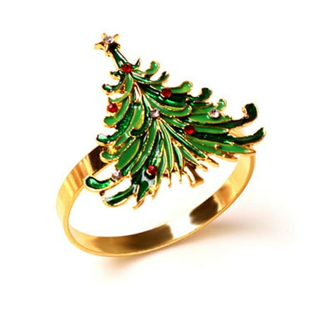 Elenxs Christmas Stainless Steel Napkin Ring Xmas Portable Paper Tissues Holders Banquet Dining Table Decoration Restaurant Ornament Dual Color Tree
Elenxs Christmas Stainless Steel Napkin Ring Xmas Portable Paper Tissues Holders Banquet Dining Table Decoration Restaurant Ornament Dual Color Tree