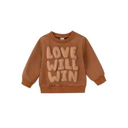 Toddler Baby Boys Girls Pullovers Long Sleeve Crew Neck Letter Embroidery Sweatshirts
Toddler Baby Boys Girls Pullovers Long Sleeve Crew Neck Letter Embroidery Sweatshirts