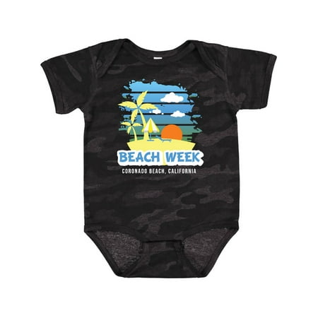 Inktastic Beach Week Coronado Beach California with Palm Trees Gift Baby Boy Bodysuit 
Inktastic Beach Week Coronado Beach California with Palm Trees Gift Baby Boy Bodysuit